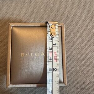 Bvlgari Gold And Brown Ring Box